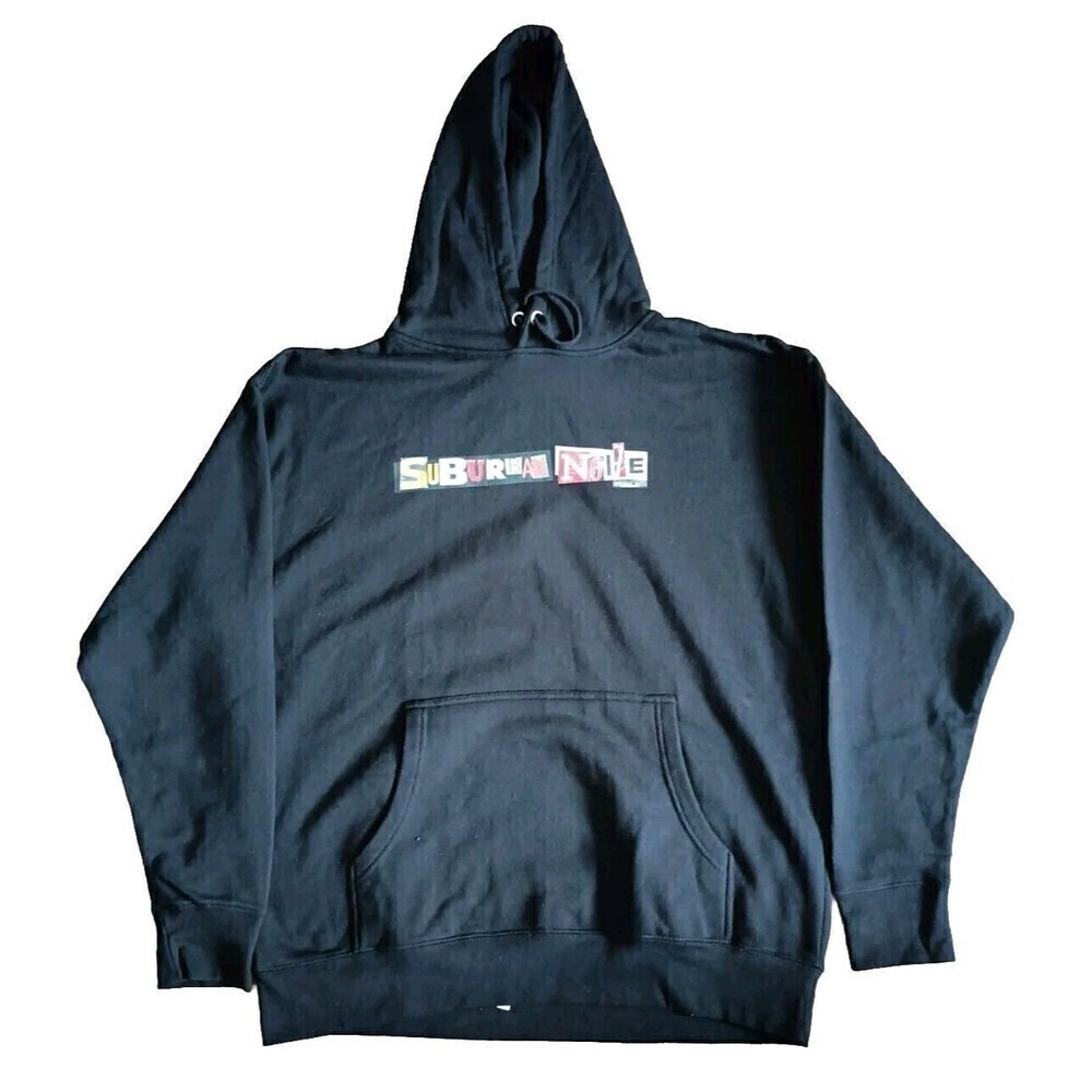Suburban Noize Records Hoodie XL Black  Pullover